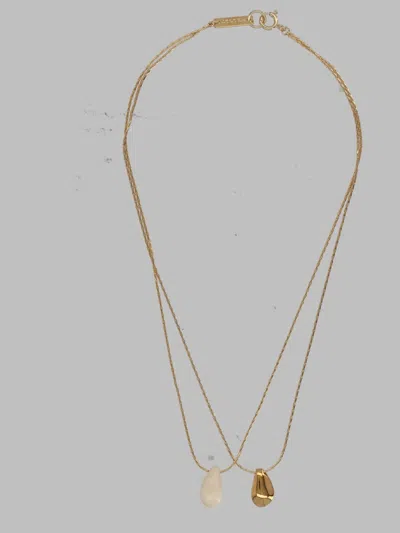 Isabel Marant Chic Women's Mini Necklace From Fw26 Collection In Gold