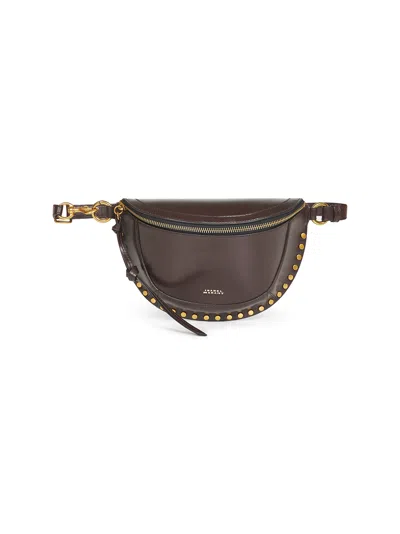 Isabel Marant Chocolate Skano Belt Bag In Brown