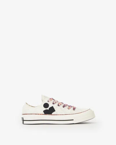 Isabel Marant Sneakers Chuck 70 Ox In Vanilla Black Red