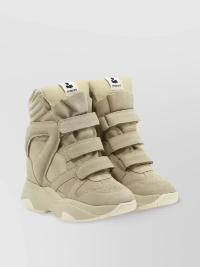 Isabel Marant Chunky High-top Suede Finish Sneakers
