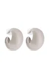 Isabel Marant Chunky Hoop Earrings In Silver