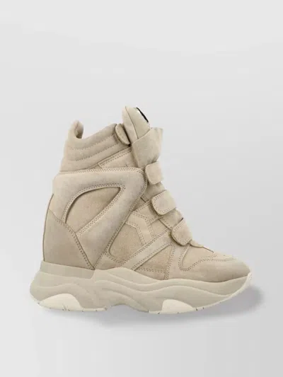 Isabel Marant Chunky Sole High-top Hidden Heel Sneakers