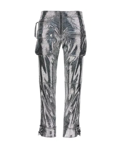 Isabel Marant Ciane Zip Detailed Pants In Gray