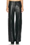 Isabel Marant Ciara Straight Leg Pant In Black