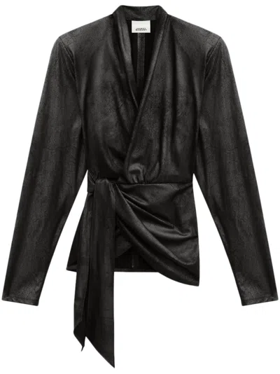 ISABEL MARANT CINAYE WRAP TOP