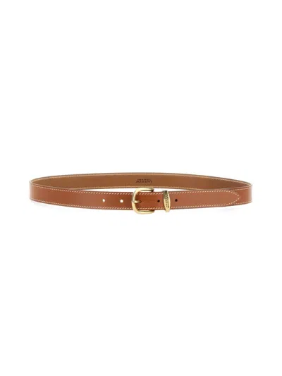 Isabel Marant Belt "zadd" Adjustable Length In Brown