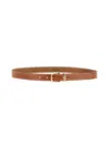 Isabel Marant Logo Engraved Buckle Belt In Brown