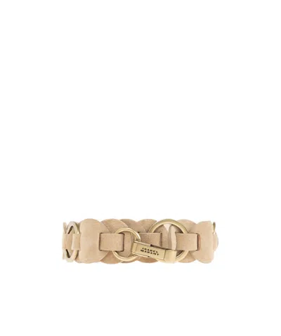 Isabel Marant Circular Belt In Nude