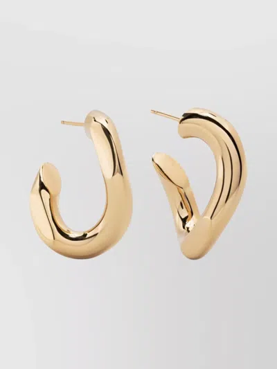 ISABEL MARANT "CIRCULAR HOOP WITH POLISHED FINISH" EARRINGS