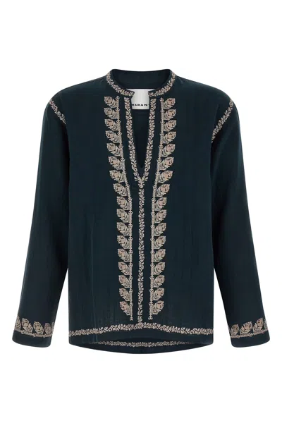 Isabel Marant 'cizalie' Blouse In Blue
