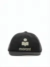 Isabel Marant Classic Six-panel Baseball Cap With Embroidered Logo In Black