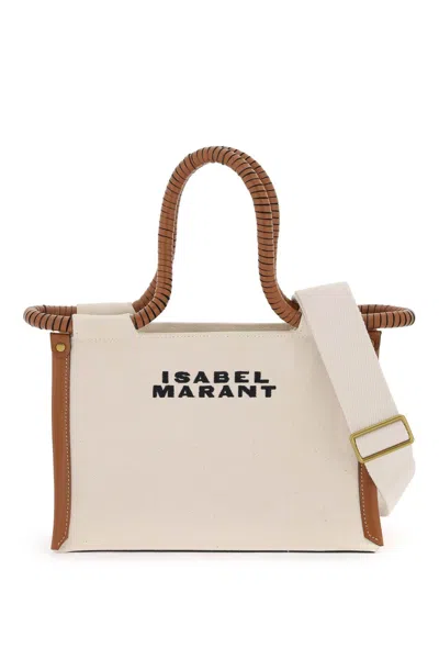 Isabel Marant Classy Canvas Tote Handbag For Women In Multicolor