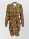 Isabel Marant Leopard Print Dress In Silk Blend