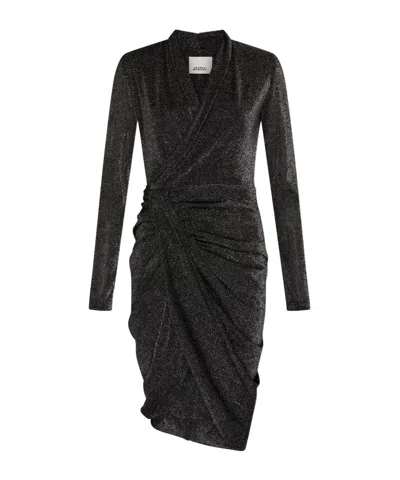 Isabel Marant Cleora Midi Dress In Black