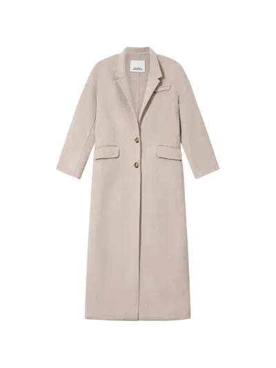 Isabel Marant Clesa Coat In Neutral