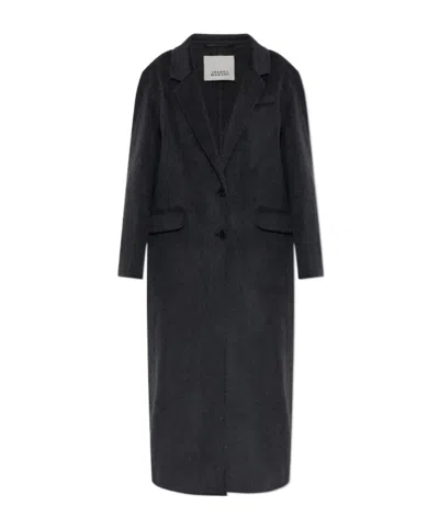 Isabel Marant Clesa Coat In Gray