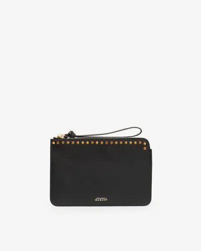 Isabel Marant Clutch Flat Pouch In Schwarz