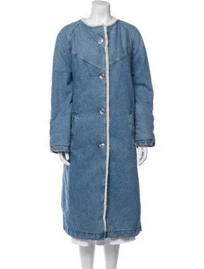 Pre-owned Isabel Marant Coat In Blue