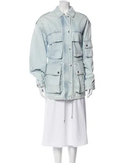 Pre-owned Isabel Marant Coat In Blue