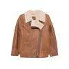 Isabel Marant Shearling Zip-fastening Jacket In Brown
