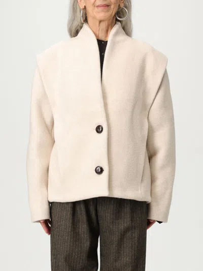 ISABEL MARANT COAT ISABEL MARANT WOMAN COLOR BEIGE,H19614022