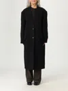 Isabel Marant Florane Structured Wool Coat In Black