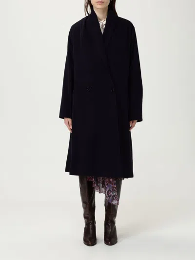 Isabel Marant Coat  Woman Color Black In Blue