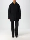 Isabel Marant Black Wool Blend Eveline Coat In Schwarz