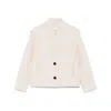 Isabel Marant Wool Jacket With Structured Shoulders And Collarless Design