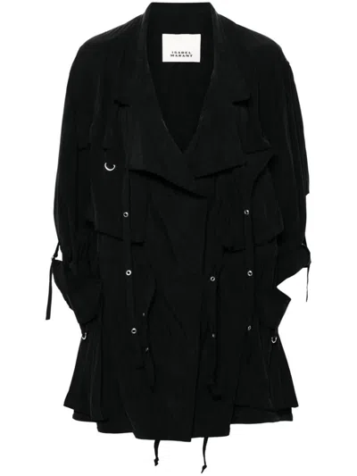 Isabel Marant Coats In Black