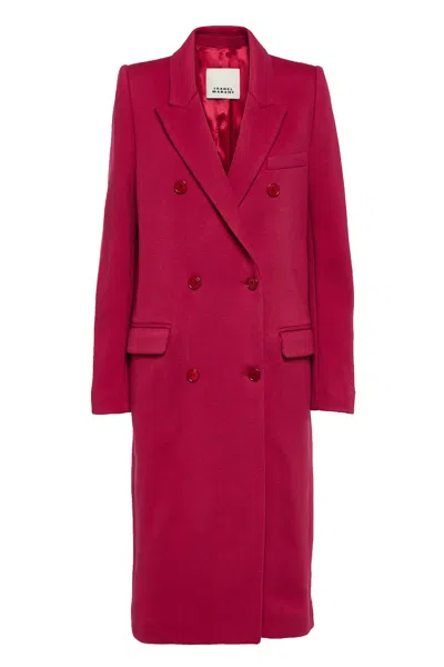 Isabel Marant Coats Fuchsia In Fucsia Vivaci
