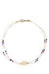 Isabel Marant New Malebo Beaded Choker Necklace