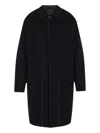 Isabel Marant Collared Button-fastening Coat In Black