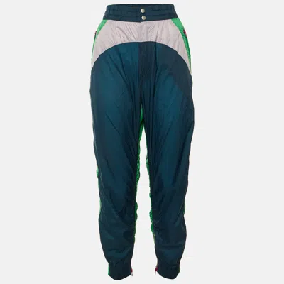 Isabel Marant Color Block Synthetic Raruso Joggers In Blue