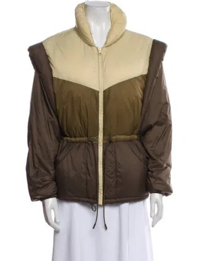Pre-owned Isabel Marant Colorblock Pattern Jacket In Brown