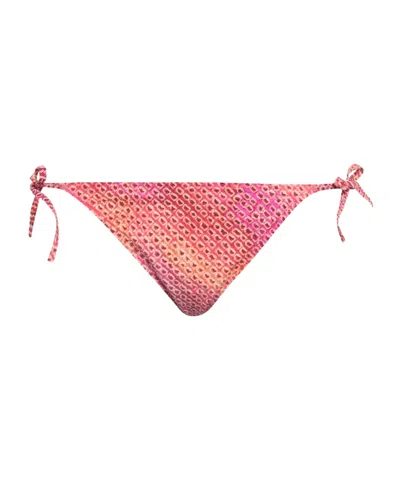 Isabel Marant Colorful Printed Tie-side Bikini Bottoms In Multi