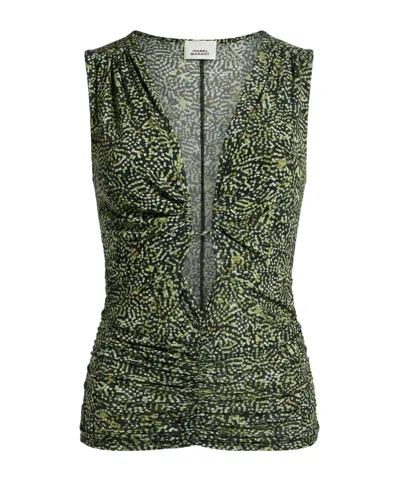 Isabel Marant Colorful Sleeveless Top In Multi
