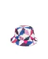 Isabel Marant Colour Block-print Bucket Hat In Multicolor