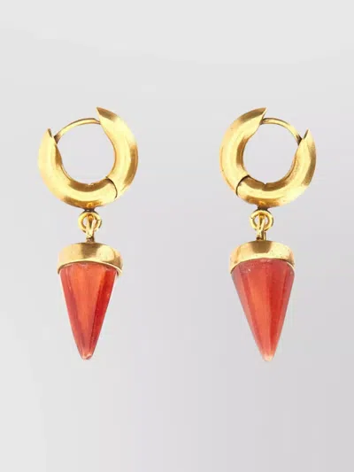 Isabel Marant Conic Drop Hoop Earrings