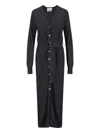 Isabel Marant Constance Knit Dress In Gray