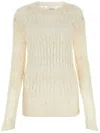 Isabel Marant Women's Ivory Cotton Blend Cooper Sweater In Neutrals