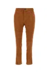 Isabel Marant Copper Suede Dorothea Pant In Brown