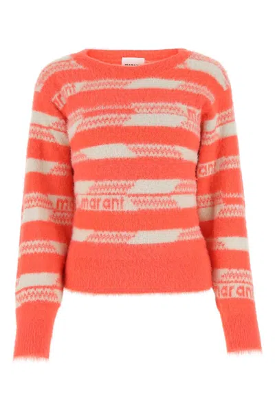 Isabel Marant Coral Embroidered Nylon Orson Sweater