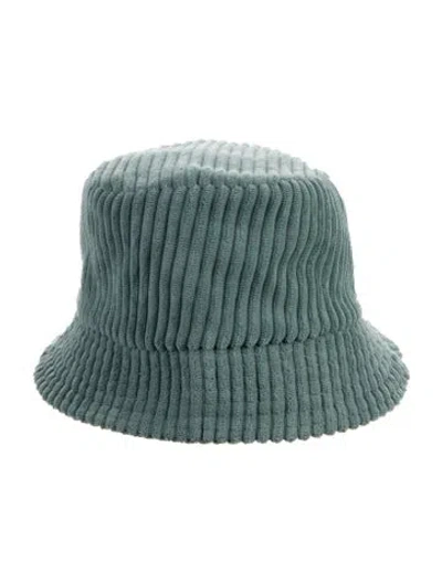 Pre-owned Isabel Marant Corduroy Bucket Hat In Blue