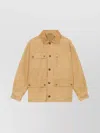 Isabel Marant Corduroy Collar Jacket Pockets In Brown