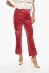 Isabel Marant Corduroy Dolann 5-pocketed Pants In Red