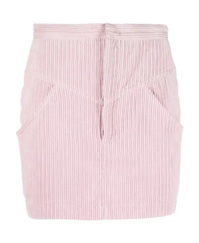 ISABEL MARANT ISABEL MARANT CORDUROY MID-RISE MINI SKIRT