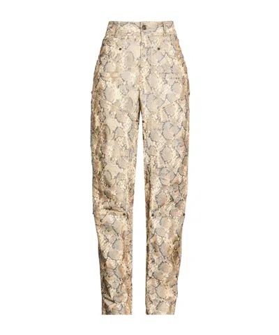 Isabel Marant Corduroy Straight-leg Pants In Multi