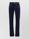 Isabel Marant Corduroy Trousers With Belt Loops And Metal Buttons