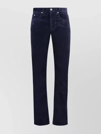 ISABEL MARANT CORDUROY TROUSERS WITH BELT LOOPS AND METAL BUTTONS
